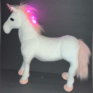 Amazing Girls Pet Sparkles 19” Interactive Unicorn Adorable Dolls *LightUp Mane*